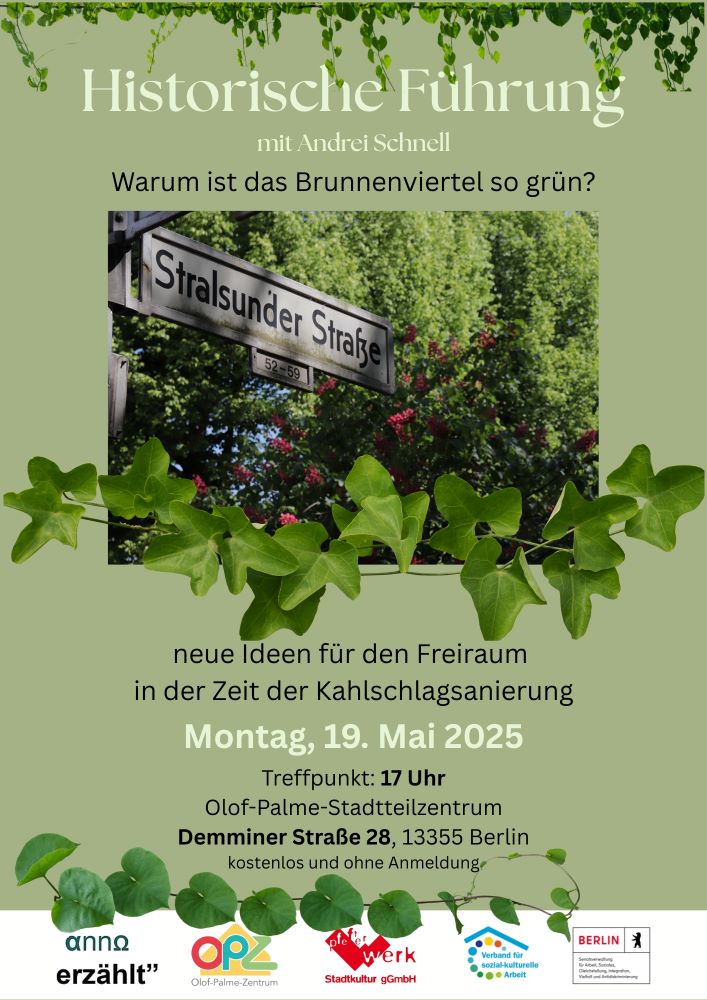 Flyer für Kiezspaziergang