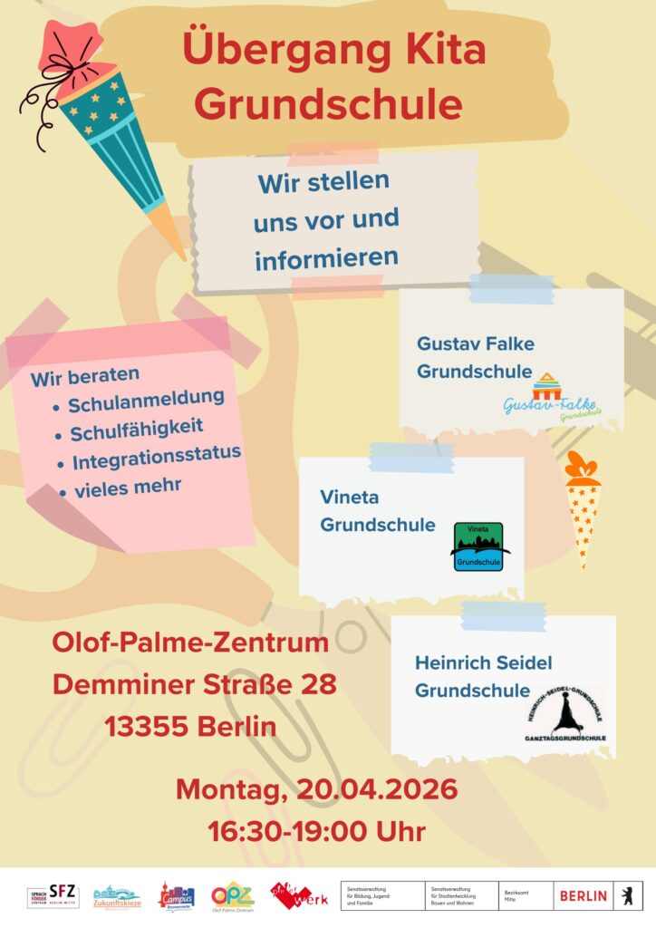 Flyer Übergang Kita zur Grundschule