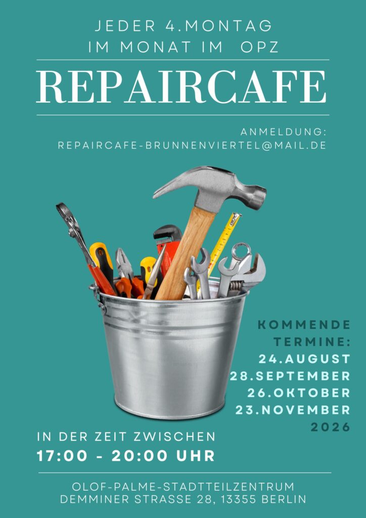 Flyer mit Werkzeug